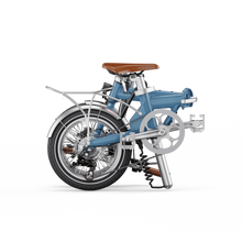 Load image into Gallery viewer, Eovolt Morning 16&quot; Origins Vintage Folding Electric Bike
